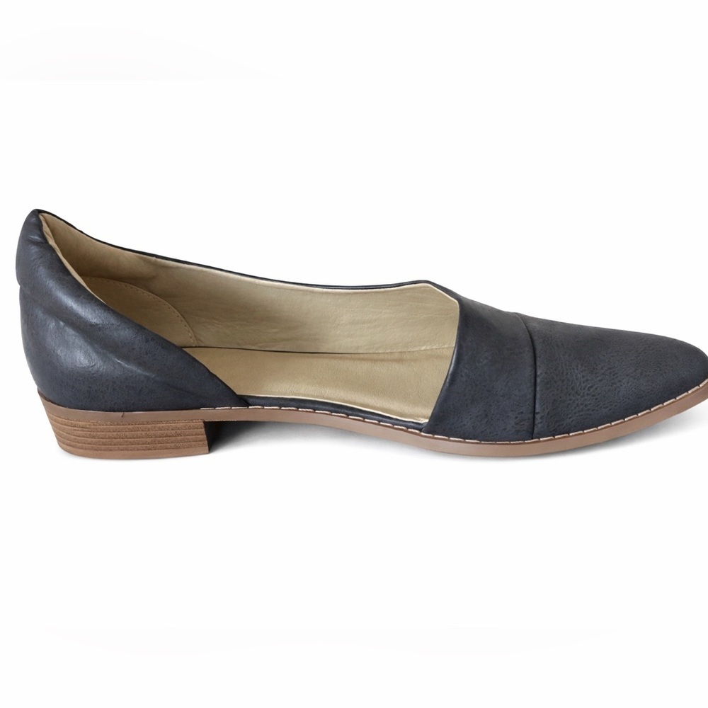 Arider Camela D’Orsay Flats Pointed Toe Gray/Charcoal Women’s 10M NEW No Tags - Picture 5 of 7